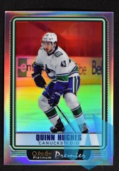 2021-22 O-Pee-Chee Platinum Premier #OP-10 Quinn Hughes - Vancouver Canucks
